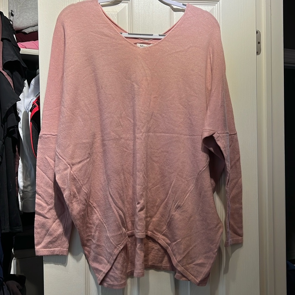 Soft knit oversized sweater